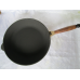 Сковороди чавунні кругле з дерев“яною і знімною ручкою
